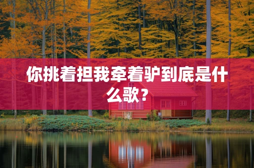 你挑着担我牵着驴到底是什么歌？