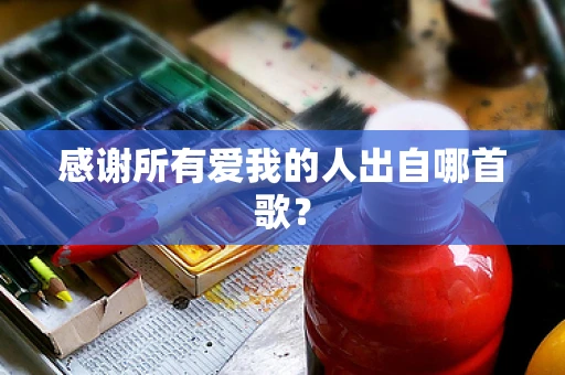 感谢所有爱我的人出自哪首歌？