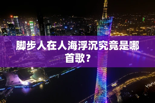 脚步人在人海浮沉究竟是哪首歌？
