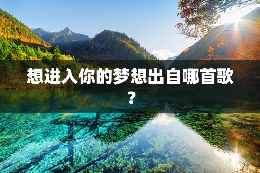 想进入你的梦想出自哪首歌？
