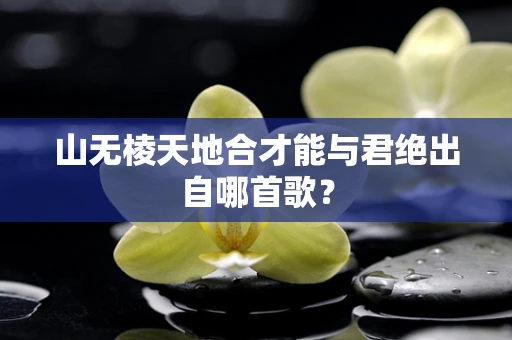 山无棱天地合才能与君绝出自哪首歌？