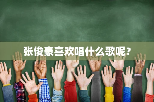 张俊豪喜欢唱什么歌呢？