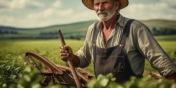 踏实的老农民出自哪首歌？