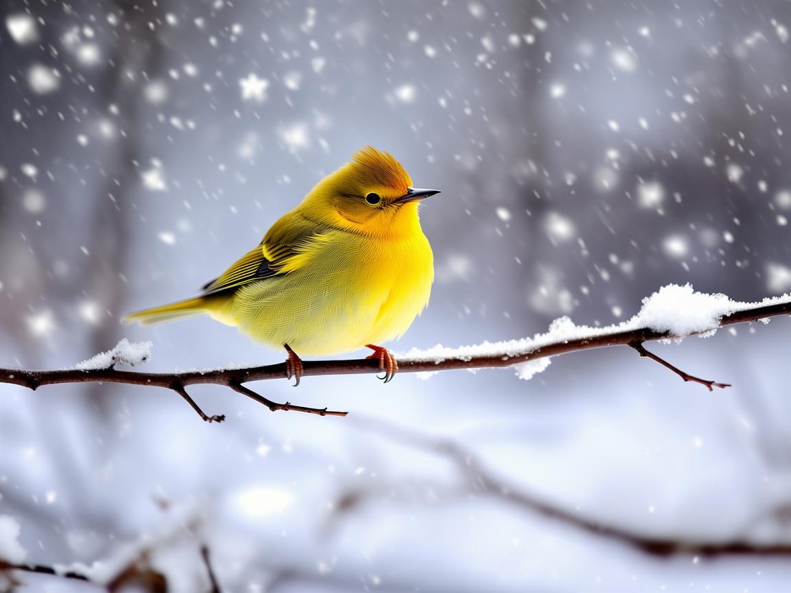 冬天里小黄鸟究竟唱着什么歌？